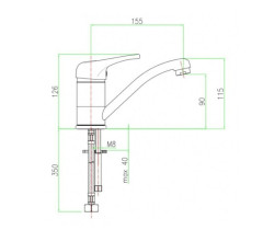 Смеситель для кухни Fiore OLD BRASS КУХНЯ 4111 PLANET 37ZZ4111