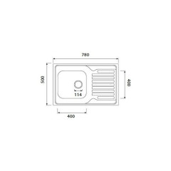 Кухонная мойка Kaiser KSS-7850L