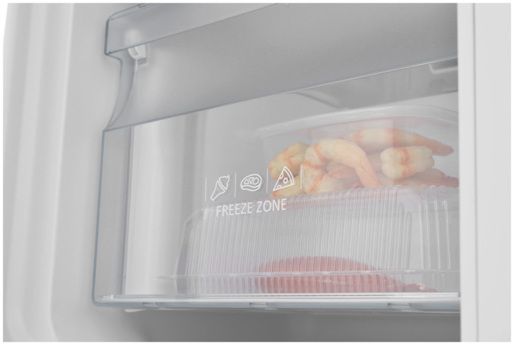 Холодильник Zugel ZRCD430W белое стекло