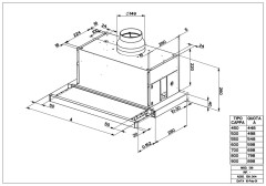 Встраиваемая вытяжка Faber Maxima EV8 LED AM/X A60