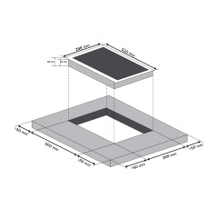 Индукционная варочная панель Libhof СH-36302I