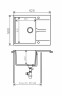 Кухонная мойка Polygran Gals-620 песочный