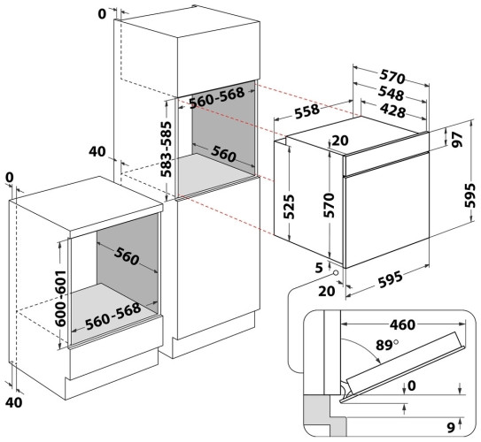 Электрический духовой шкаф Hotpoint Ariston FA5 841 JH BL