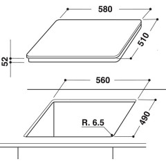 Индукционная варочная панель Hotpoint-Ariston KIA 640 C