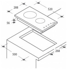 Индукционная варочная панель Candy CID 30 G3