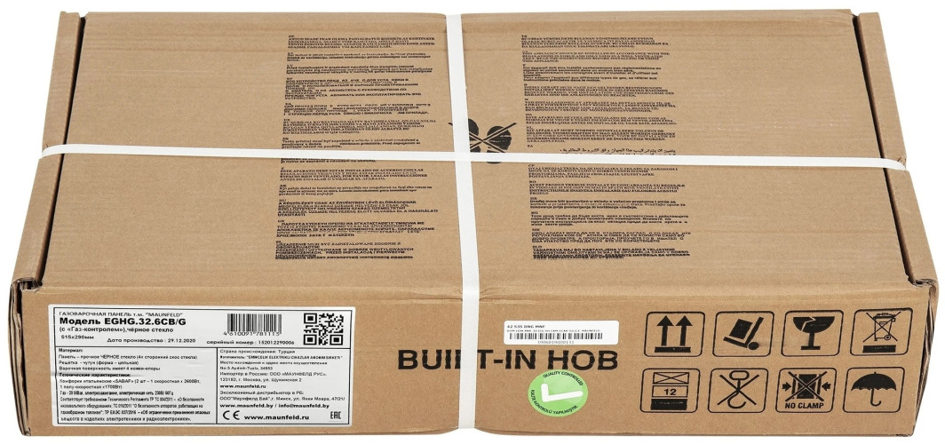 Газовая варочная панель MAUNFELD EGHG.32.6CB/G