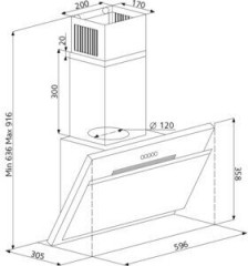 Кухонная вытяжка Simfer 8615SM