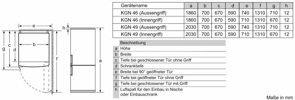 Холодильник Neff KG7493BD0