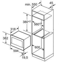 Встраиваемая микроволновая печь Bosch BER634GS1