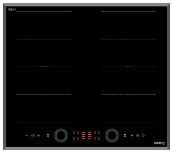 Индукционная варочная панель Korting HIB 68700 B Quadro
