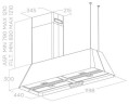Кухонная вытяжка Elica IKONA MAXXI PURE BL MAT F 120