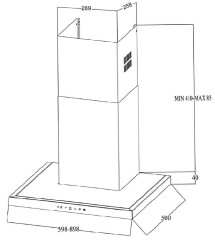 Кухонная вытяжка Zigmund &amp; Shtain K 201.91 W