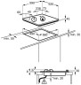 Газовая варочная панель Electrolux GPE 363 LK