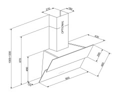 Кухонная вытяжка Smeg KSVV90NX