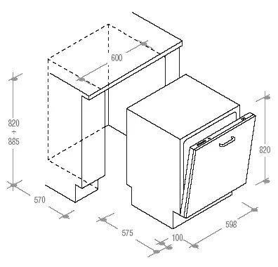 Посудомоечная машина Candy CDI 3515-S