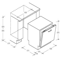 Посудомоечная машина Candy CDI 3515-S