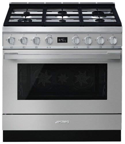 Комбинированная плита Smeg CPF9GPX