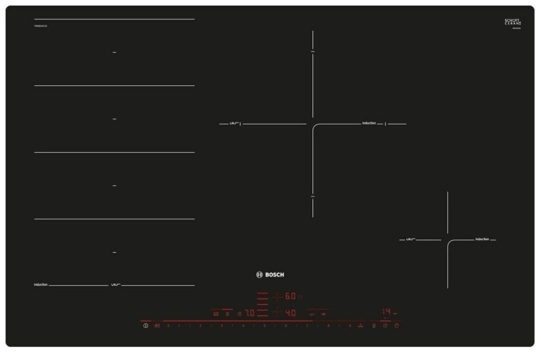 Индукционная варочная панель Bosch PXE801DC1E