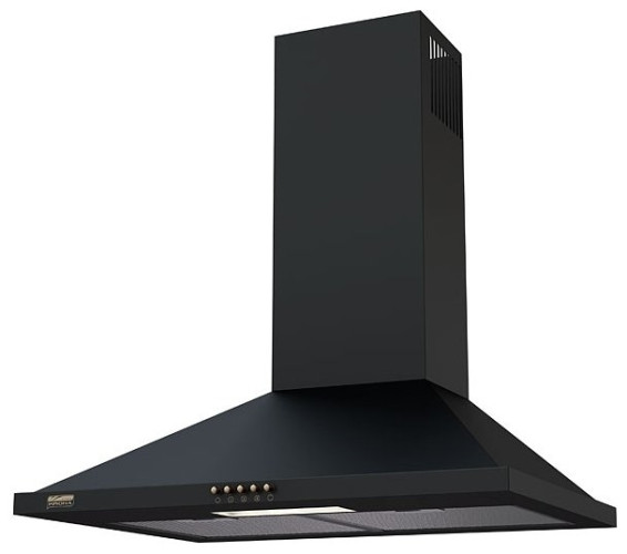 Кухонная вытяжка Krona Bella Retro 600 black PB