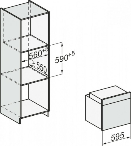 Электрический духовой шкаф Miele H7262B EDST/CLST