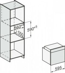 Электрический духовой шкаф Miele H7262B EDST/CLST