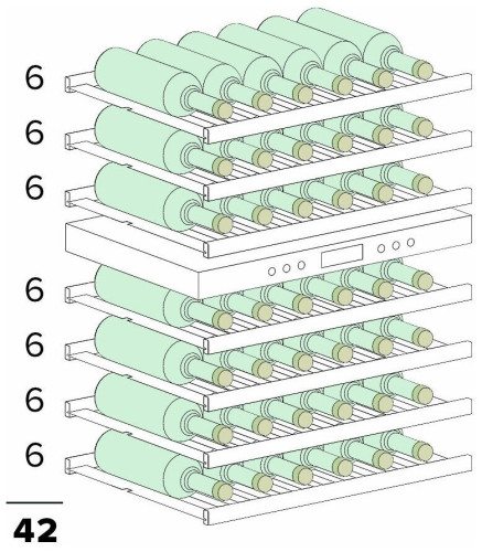 Винный шкаф Libhof CKD 42 Silver