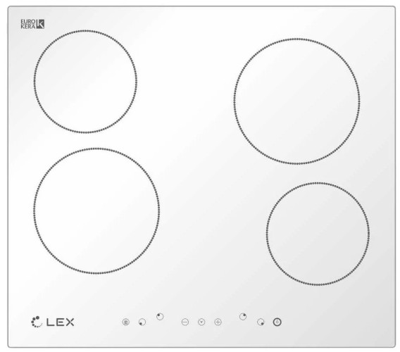 Электрическая варочная панель Lex EVH 640 WH