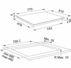 Индукционная варочная панель Franke FSM 804 I B BK 108 0606 110