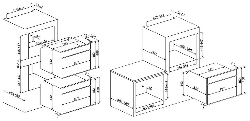 Электрический духовой шкаф Smeg SFP4390XPZ