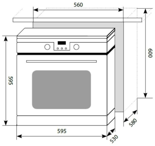 Электрический духовой шкаф Lex EDP 093 MG IX