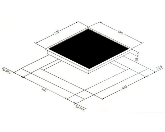 Электрическая варочная панель Zigmund & Shtain CNS 019.60 BX