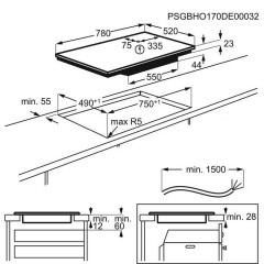 Электрическая варочная панель AEG HRB64470XB