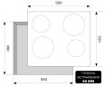 Электрическая варочная панель Lex EVH 642 1 BL