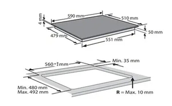 Индукционная варочная панель Whirlpool WL S2760 BF S