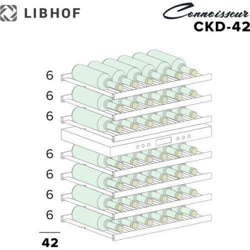Винный шкаф Libhof CKD 42 Black