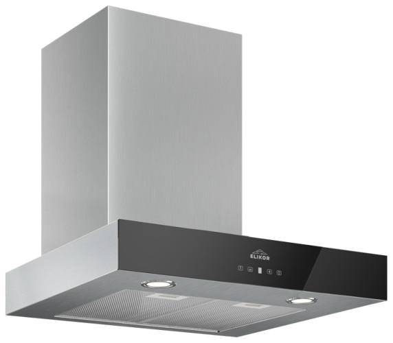 Кухонная вытяжка Elikor Агат 60 нержавейка белый