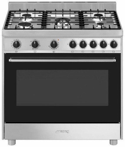 Комбинированная плита Smeg B901GMXI9