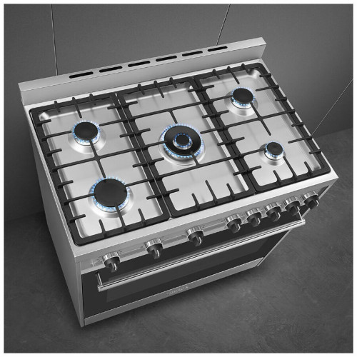 Комбинированная плита Smeg B901GMXI9