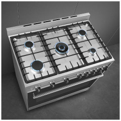 Комбинированная плита Smeg B901GMXI9