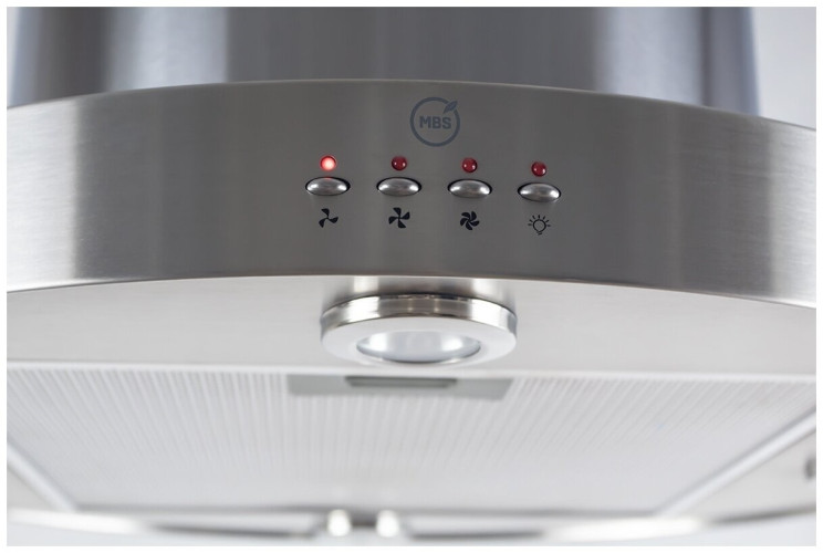 Кухонная вытяжка MBS Zebrina 160 Island Inox