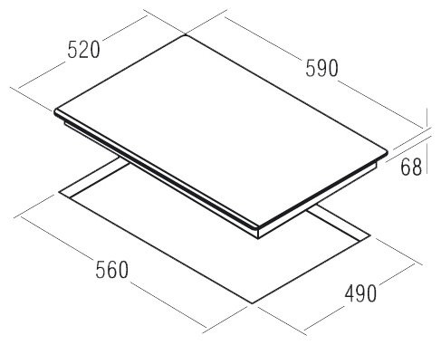 Индукционная варочная панель Cata IB 6104 BK