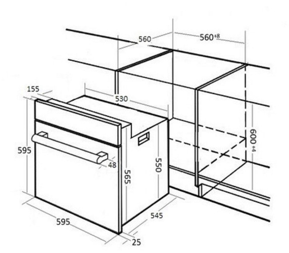 Электрический духовой шкаф Kuppersberg SR 669 B