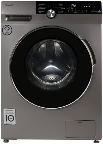 Стиральная машина Weissgauff WM 4947 DC Inverter Steam Silver