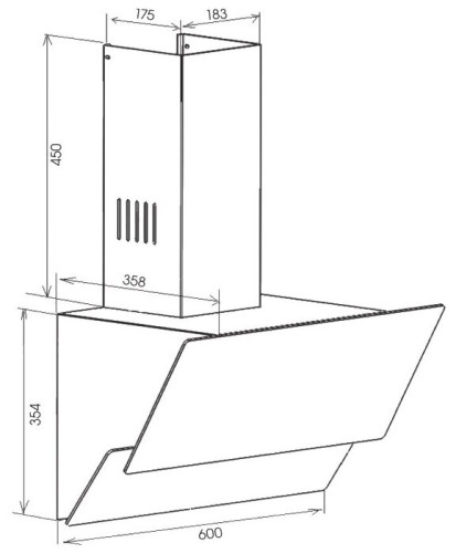 Кухонная вытяжка Korting KHC 66073 GN