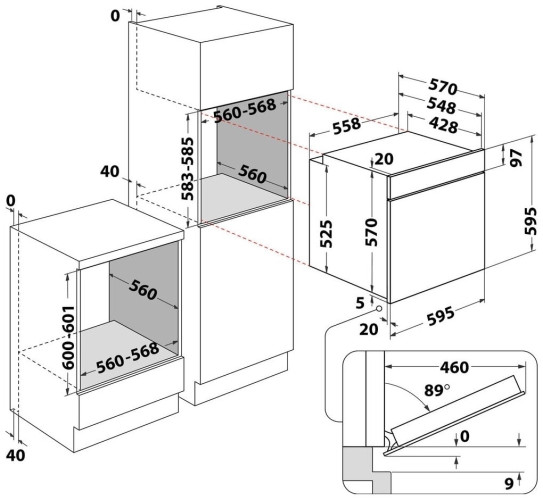 Электрический духовой шкаф Hotpoint-Ariston FA3 540 JH BL HA