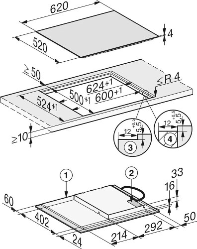 Индукционная варочная панель Electrolux LIL61434C