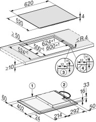 Индукционная варочная панель Electrolux LIL61434C