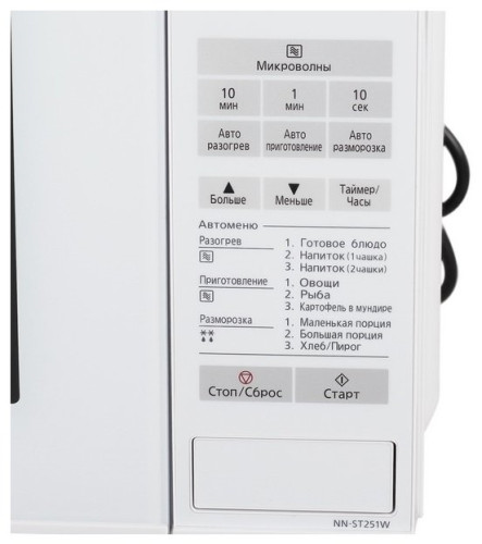 Микроволновая печь PANASONIC NN ST251WZPE