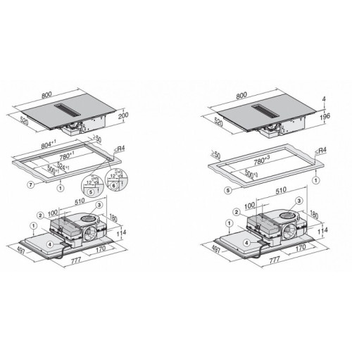 Индукционная варочная панель Miele KMDA 7272 FL-U Silence, черный