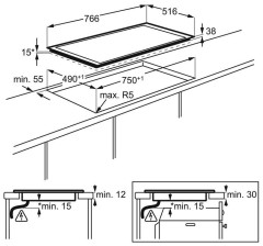 Электрическая варочная панель AEG HK 854870 XB